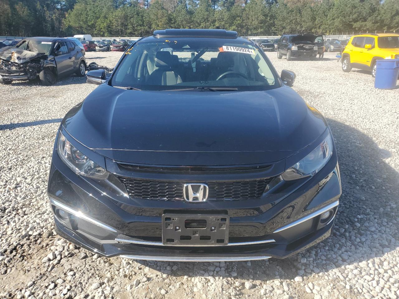 2019 Honda Civic VIN JHMFC1F37KX005309 Copart auction photo, side / rear end damage thumbnail 5