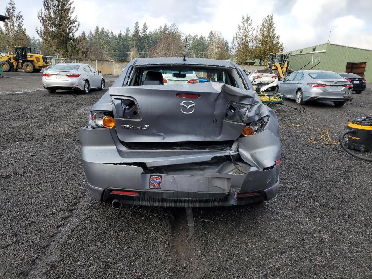 2004 Mazda 3 VIN JM1BK323741190830 Copart auction photo, rear end damage thumbnail 6