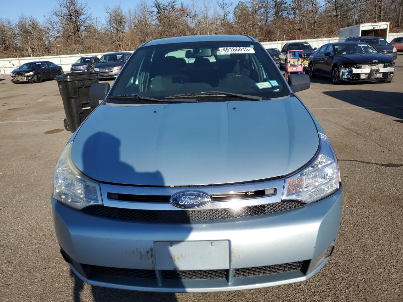 2009 Ford Focus VIN 1FAHP35NX9W201828 Copart auction photo, side / rear end damage thumbnail 5