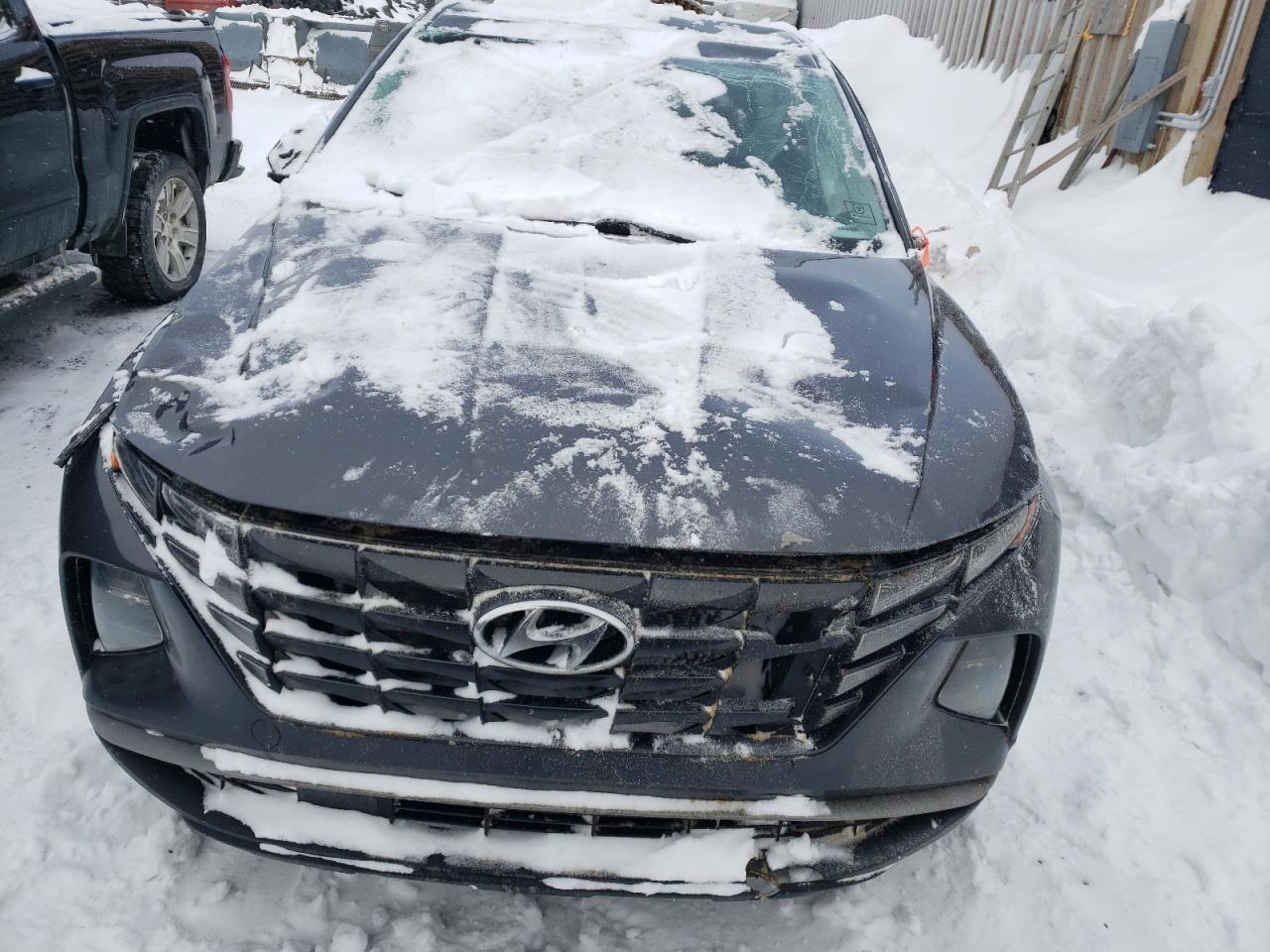 2023 Hyundai Tucson VIN KM8JBCAE8PU185987 Copart auction photo, all over damage thumbnail 5