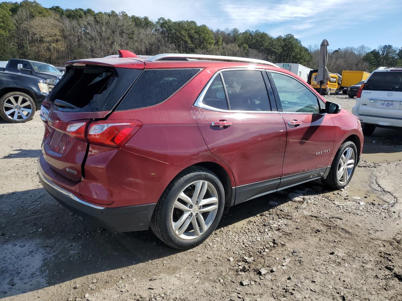 2018 Chevrolet Equinox VIN 2GNAXMEV8J6127154 Copart auction photo, all over damage thumbnail 3