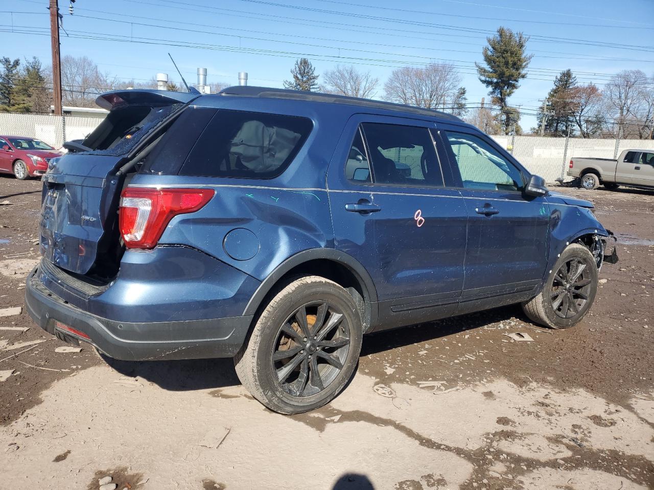 2018 Ford Explorer VIN 1FM5K8D82JGB02791 Copart auction photo, rear end / front end damage thumbnail 3