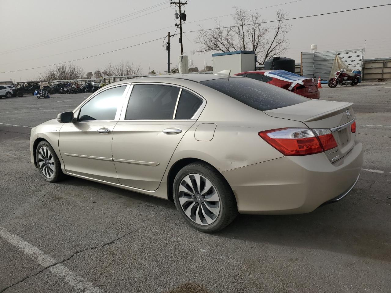 2014 Honda Accord VIN 1HGCR6F56EA009233 Copart auction photo, side damage thumbnail 2