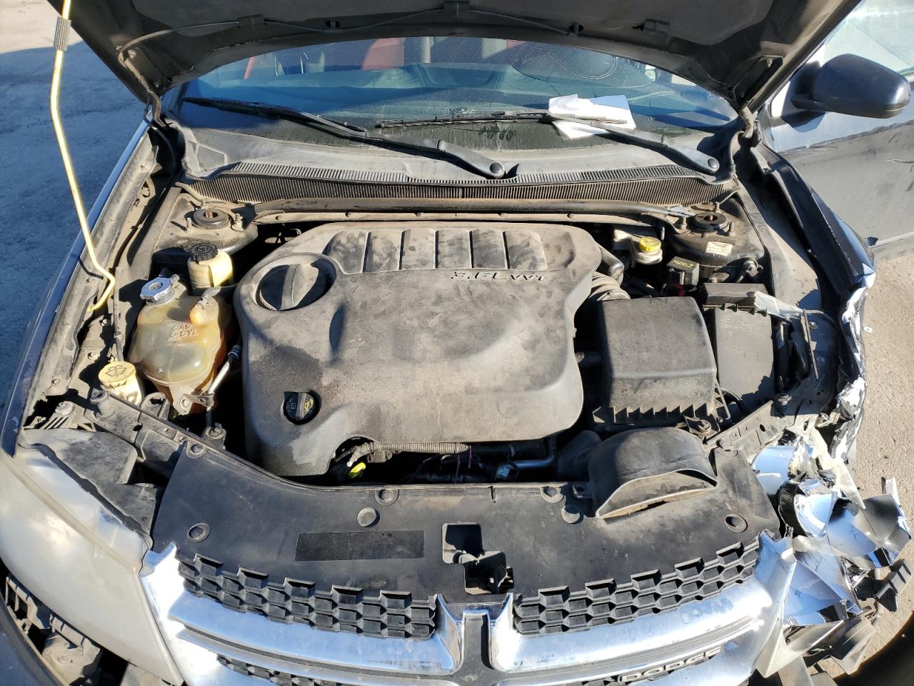 2011 Dodge Avenger VIN 1B3BD1FG3BN584764 Copart auction photo, side / front end damage thumbnail 13