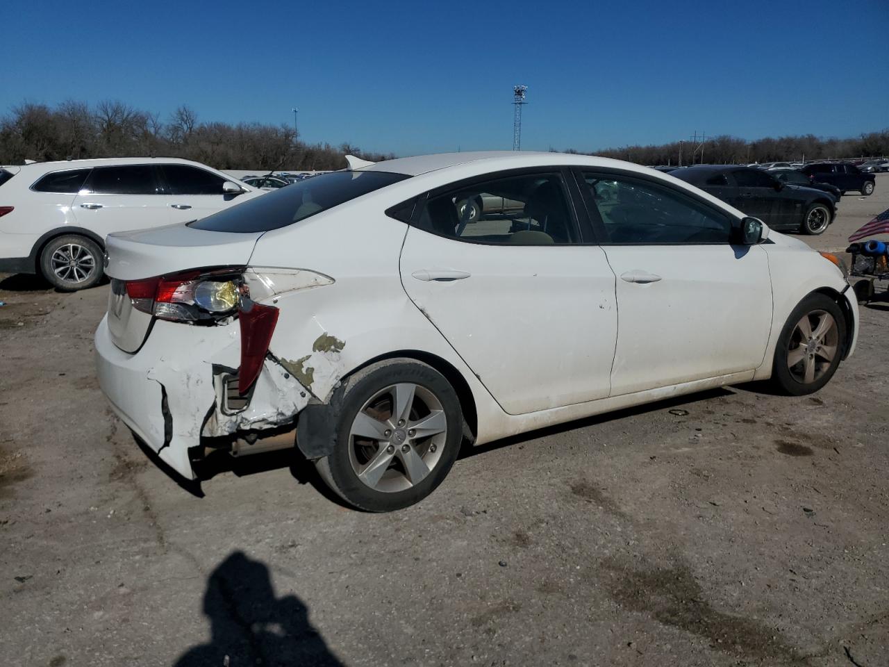 2013 Hyundai Elantra VIN 5NPDH4AE7DH374917 Copart auction photo, side / minor dent/scratches damage thumbnail 3