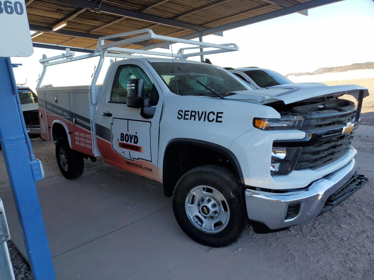 2024 Chevrolet Silverado VIN 1GB0WLE79RF357732 Copart auction photo, front end damage thumbnail 4