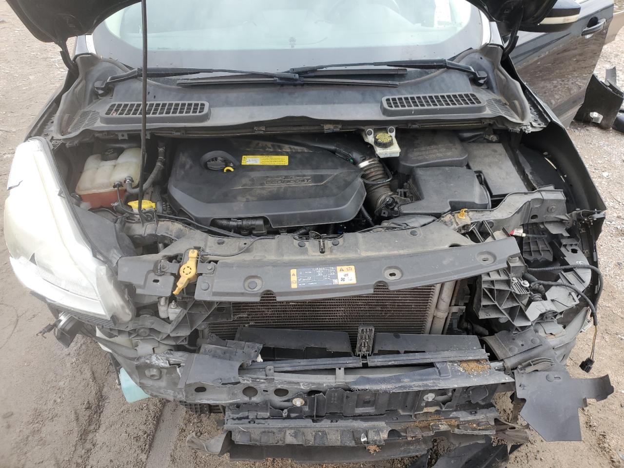 2014 Ford Escape VIN 1FMCU0JX9EUB83097 Copart auction photo, all over damage thumbnail 12
