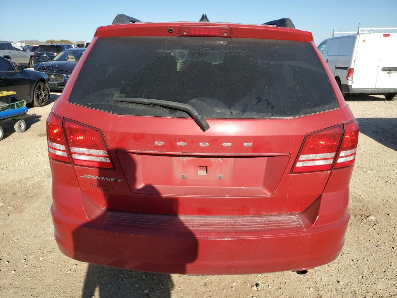 2018 Dodge Journey VIN 3C4PDCAB7JT241921 Copart auction photo, front end / side damage thumbnail 6