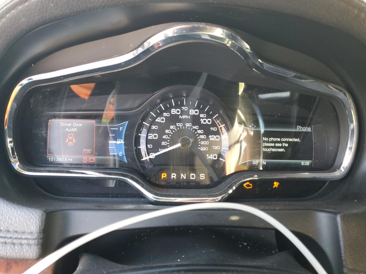 2018 Lincoln MKT VIN 2LMHJ5FK3JBL02596 Copart auction photo, front end damage thumbnail 9