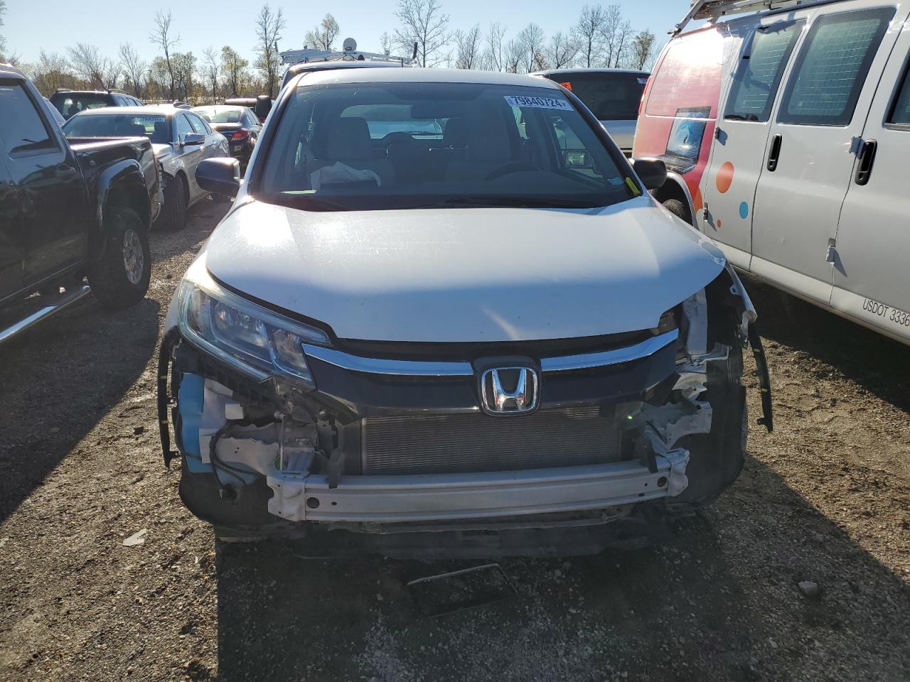 2016 Honda CR-V VIN 5J6RM4H32GL131385 Copart auction photo, front end damage thumbnail 5