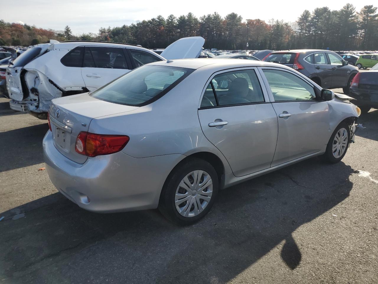 2010 Toyota Corolla VIN 2T1BU4EEXAC299870 Copart auction photo, front end damage thumbnail 3