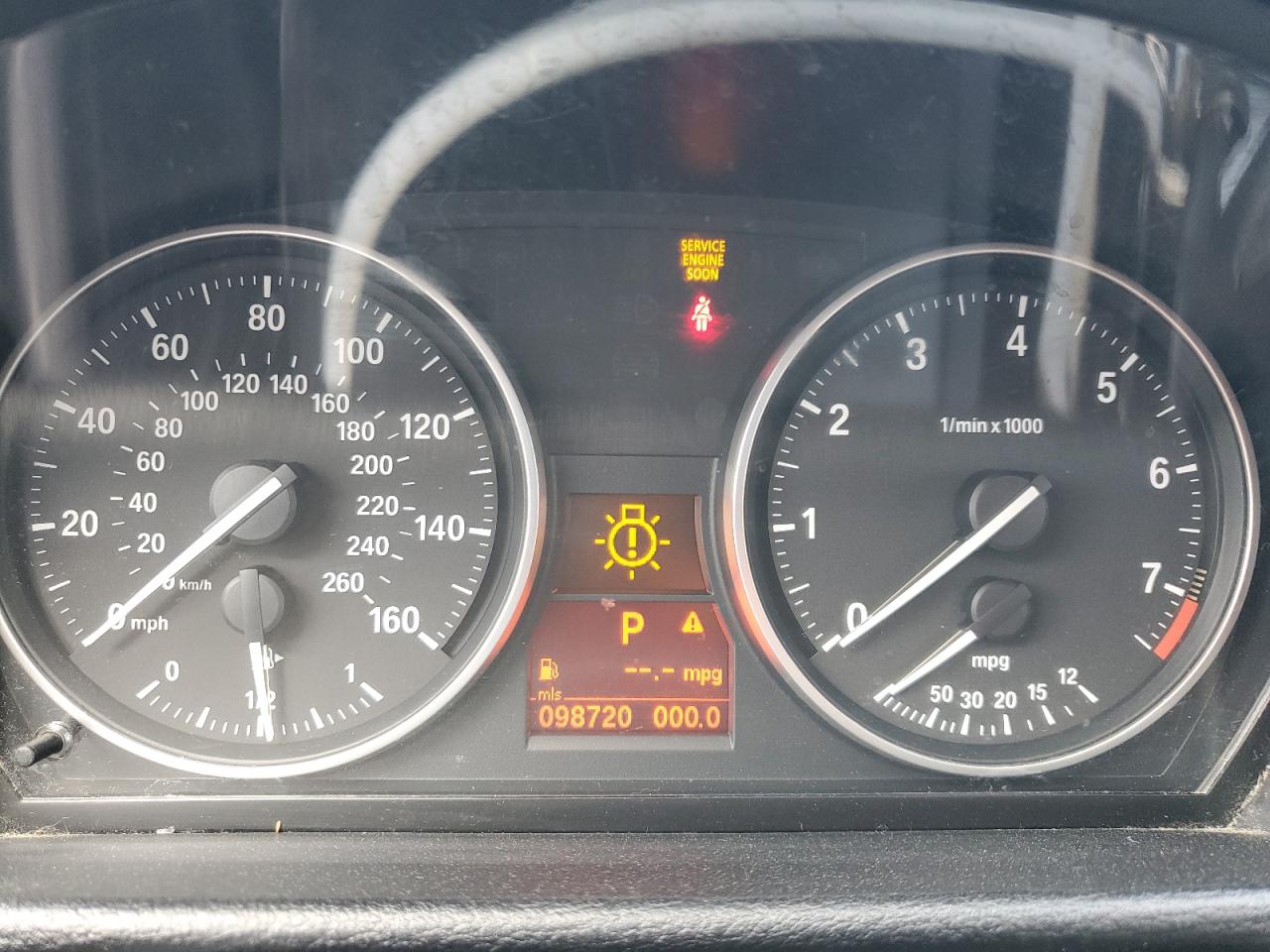 2014 BMW X1 VIN WBAVL1C56EVR93893 Copart auction photo, water/flood damage thumbnail 9