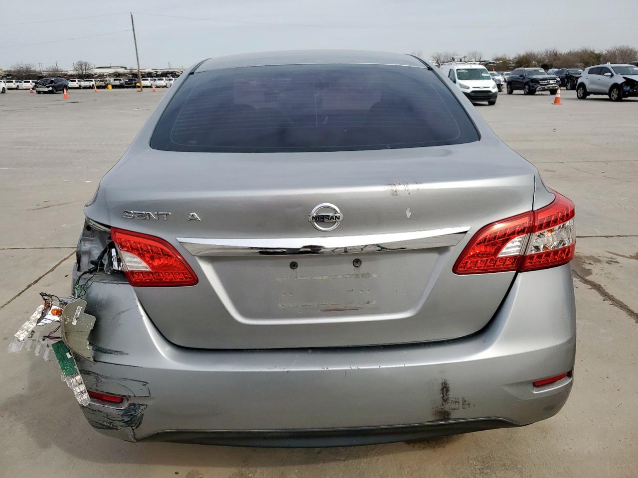 2014 Nissan Sentra VIN 3N1AB7AP4EY226819 Copart auction photo, rear end / front end damage thumbnail 6
