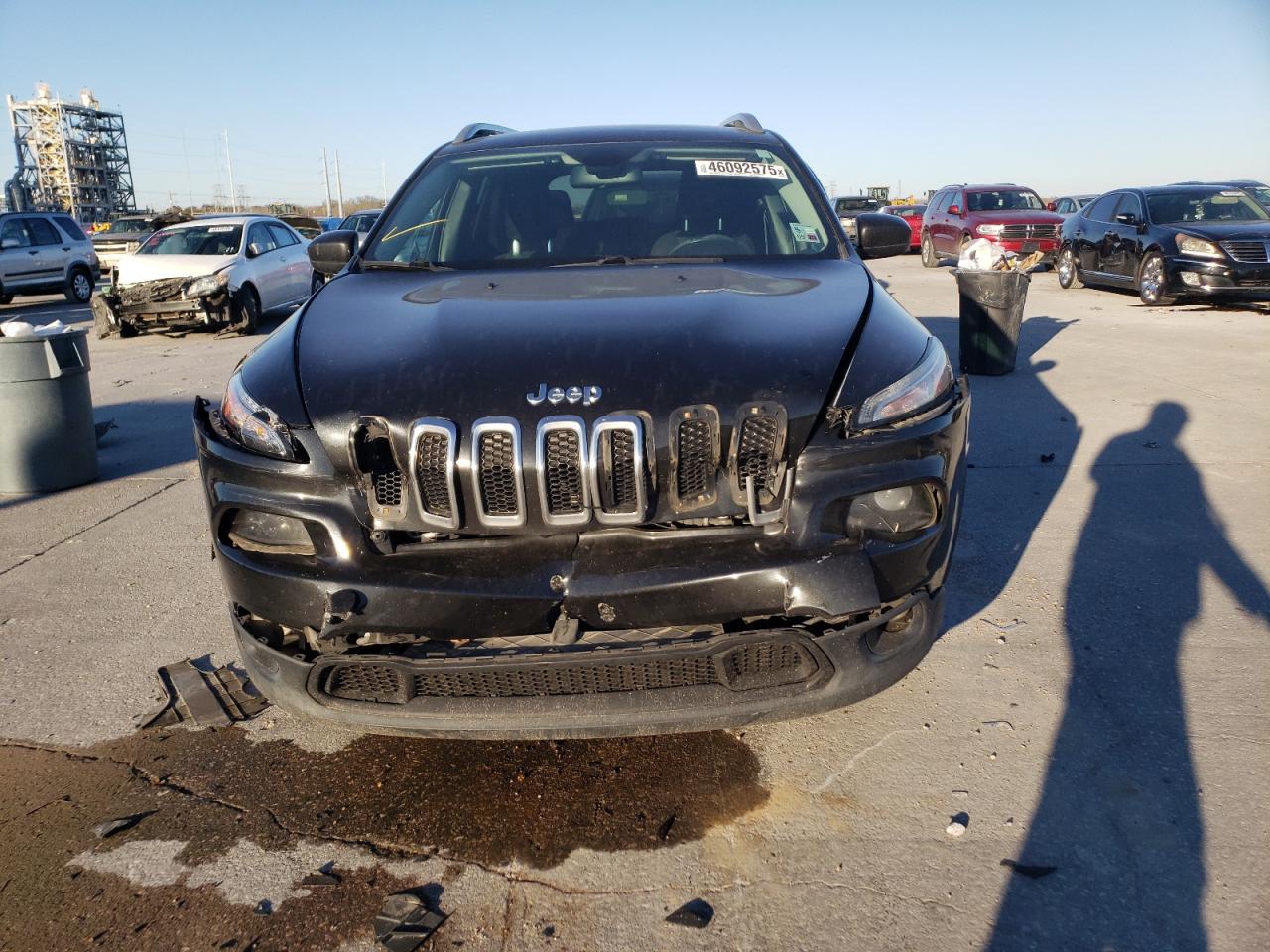 2015 Jeep Grand Cherokee VIN 1C4PJLCBXFW782856 Copart auction photo, front end damage thumbnail 5
