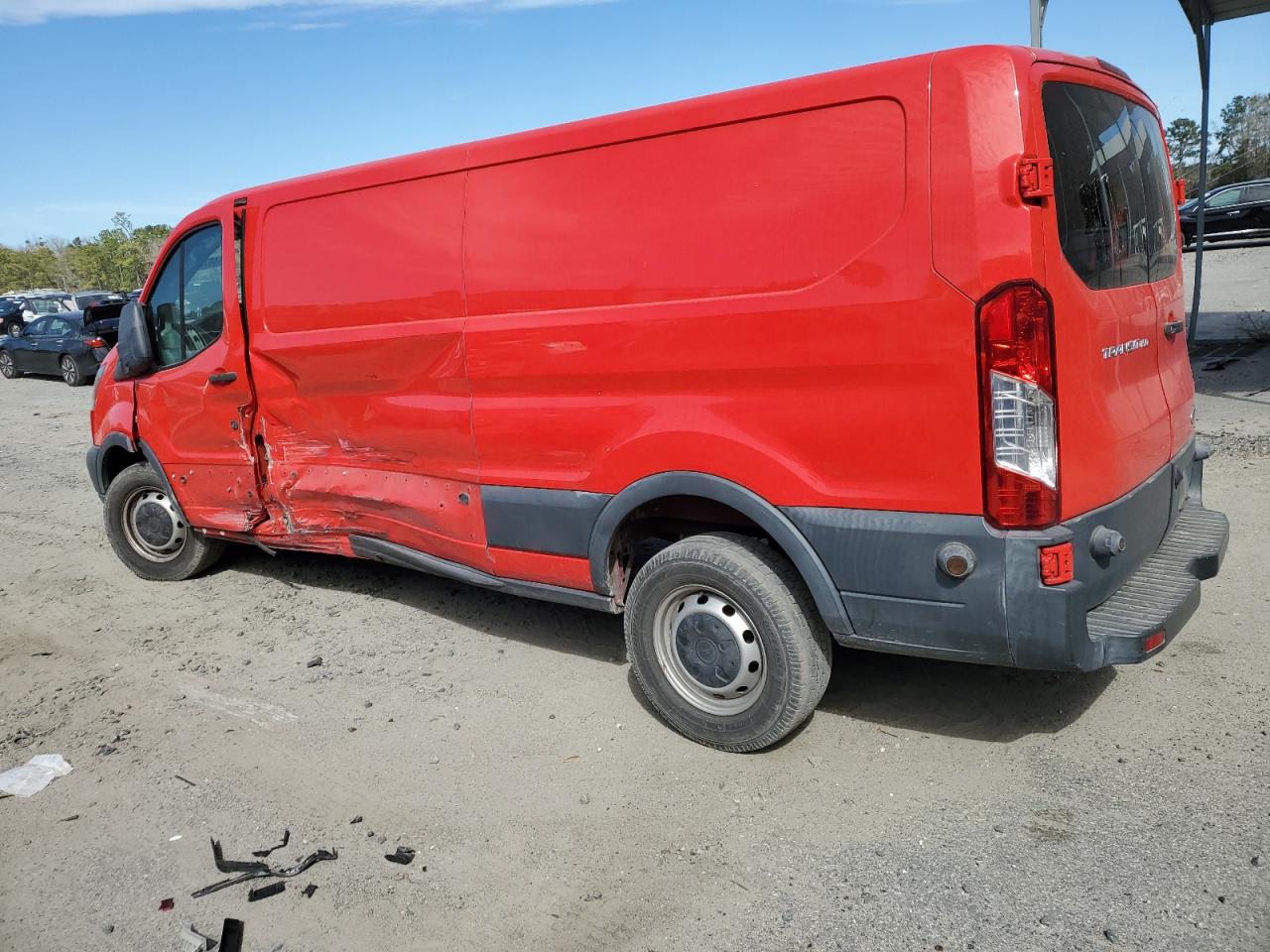 2018 Ford Transit VIN 1FTYE9ZM8JKB13201 Copart auction photo, side damage thumbnail 2