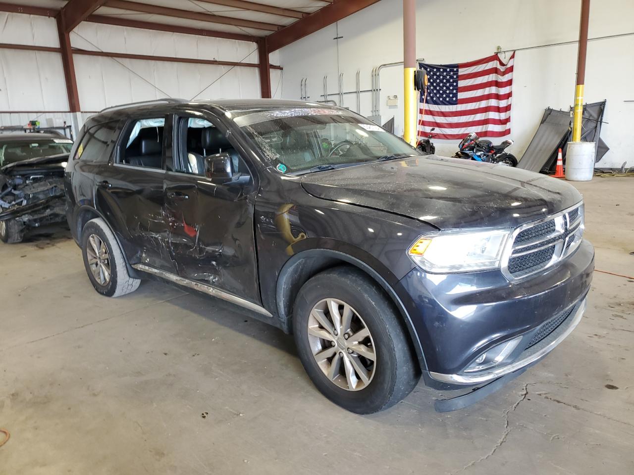 2014 Dodge Durango VIN 1C4RDJDG6EC450007 Copart auction photo, side / rear end damage thumbnail 4