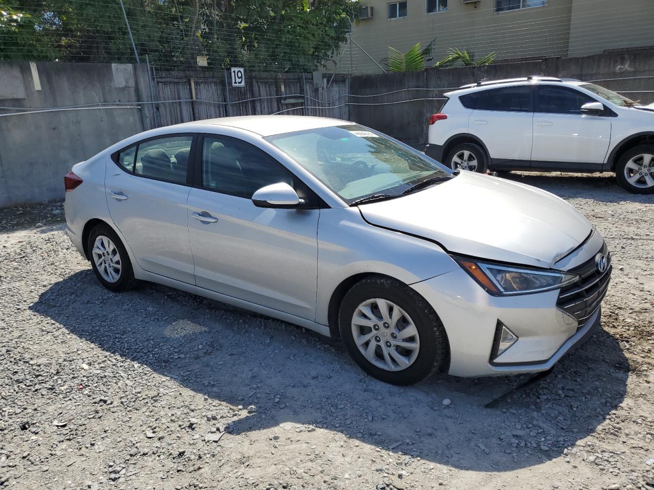 2019 Hyundai Elantra VIN 5NPD74LF0KH493754 Copart auction photo, front end damage thumbnail 4