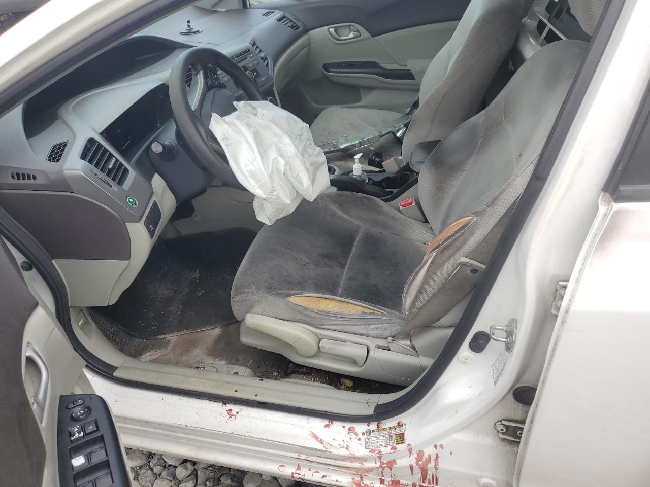 2012 Honda Civic VIN 2HGFB2F59CH562144 Copart auction photo, front end damage thumbnail 7