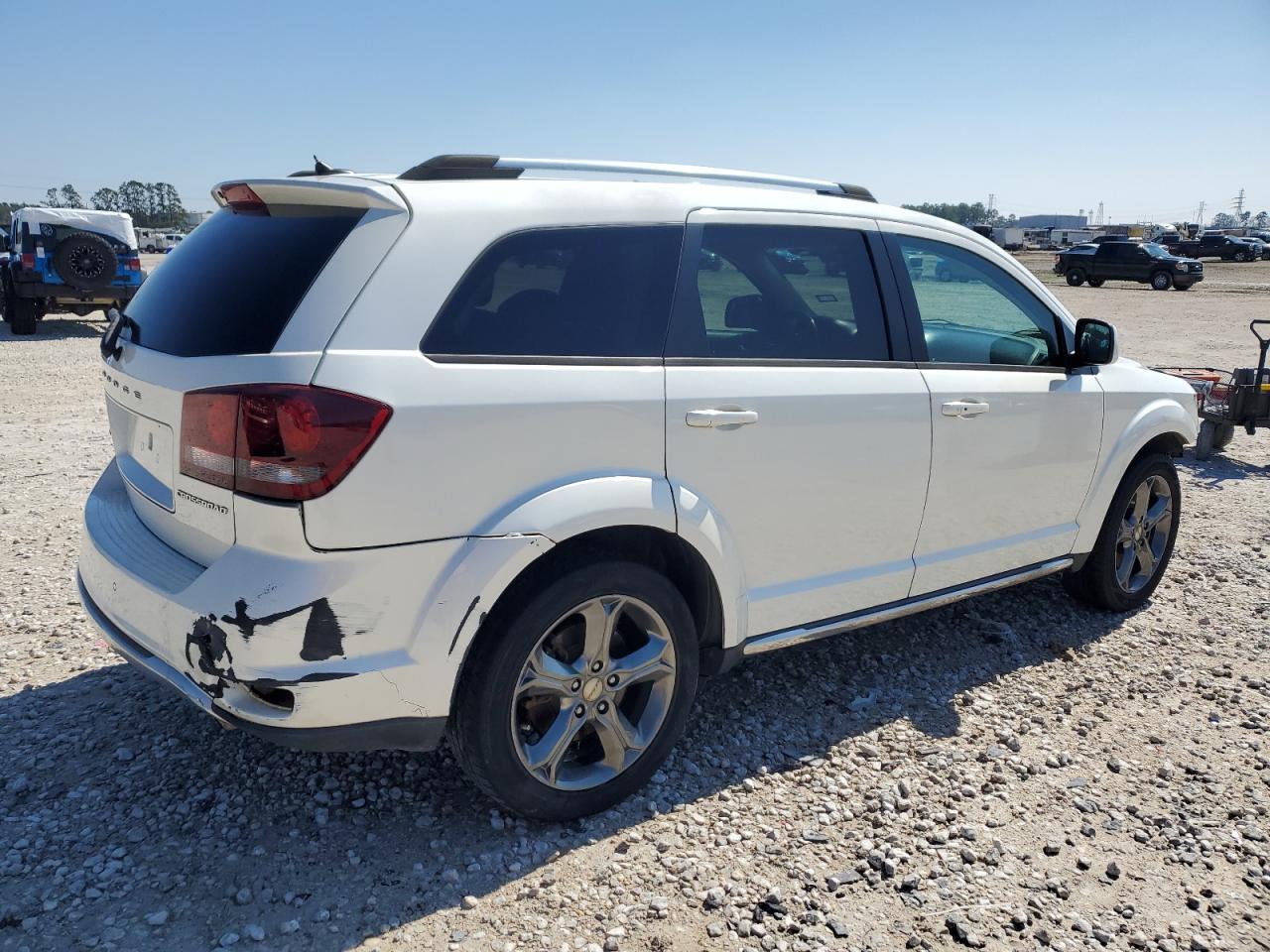2016 Dodge Journey VIN 3C4PDCGBXGT132501 Copart auction photo, front end / rear end damage thumbnail 3
