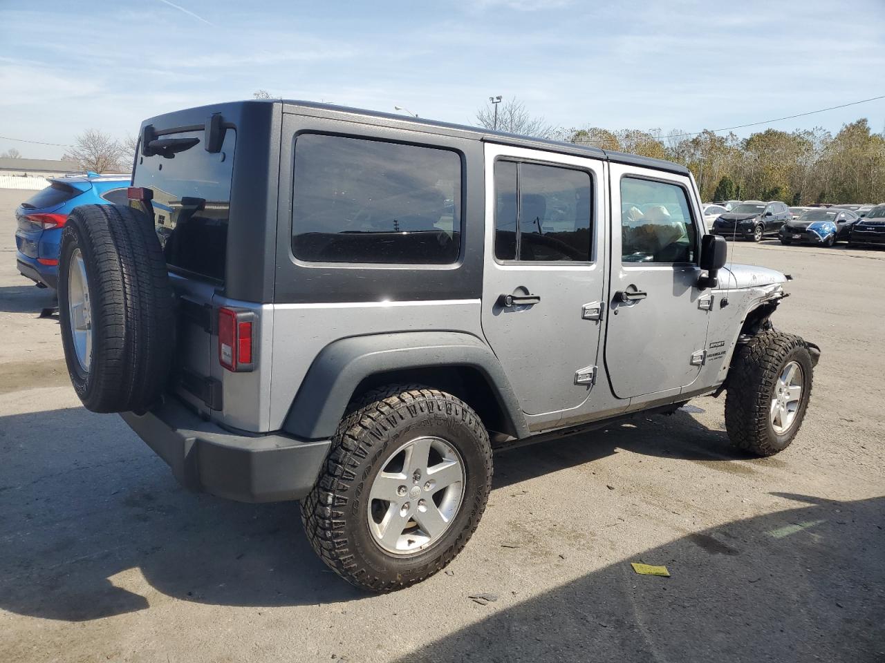 2016 Jeep Wrangler VIN 1C4BJWDG3GL161015 Copart auction photo, front end damage thumbnail 3