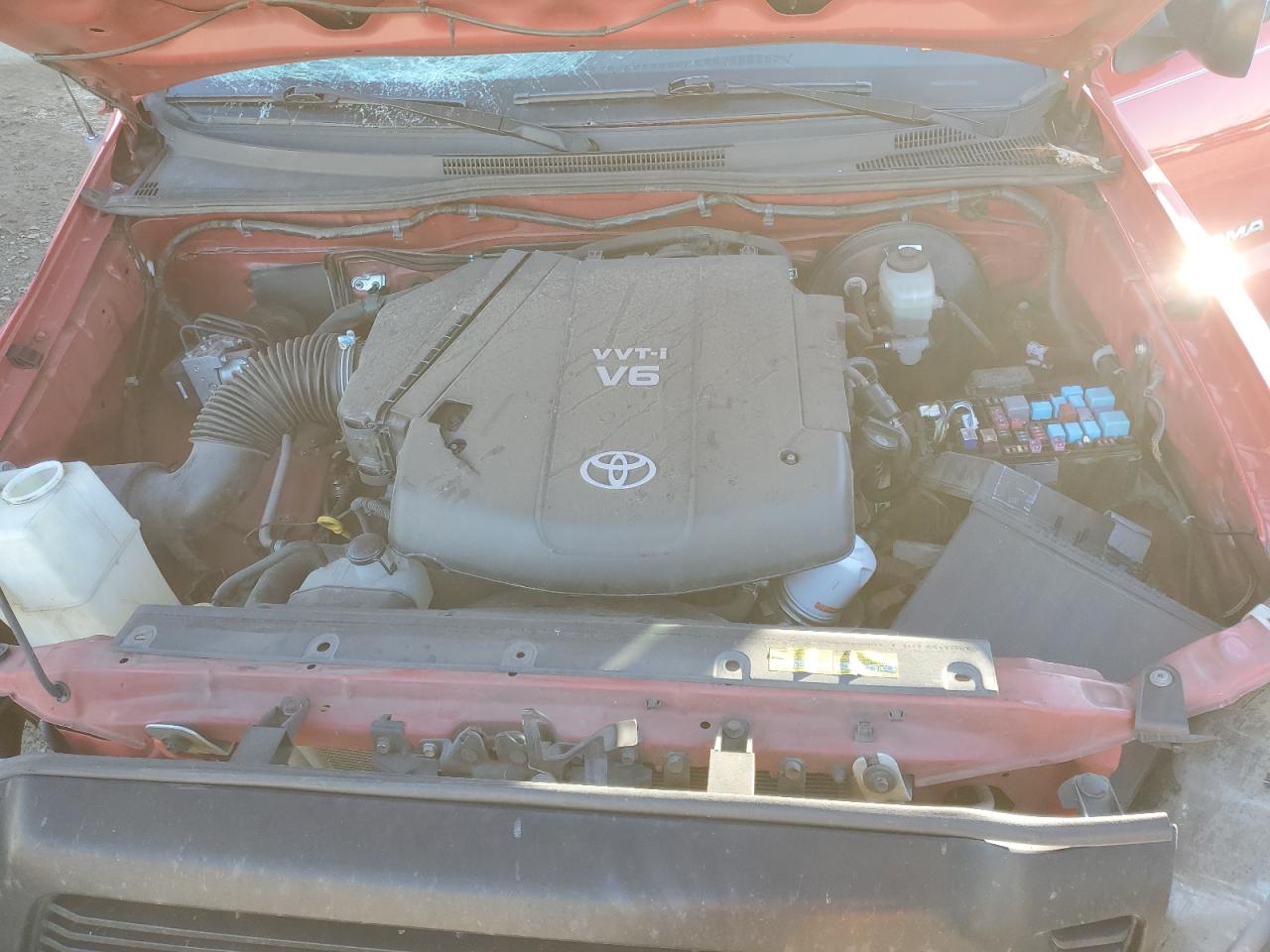 2008 Toyota Tacoma VIN 5TEJU62N68Z503418 Copart auction photo, front end / side damage thumbnail 12