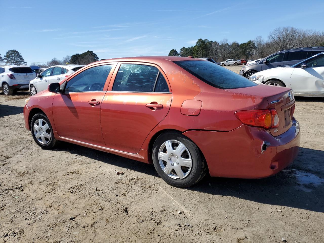 2009 Toyota Corolla VIN JTDBL40E099024682 Copart auction photo, rear end / side damage thumbnail 2