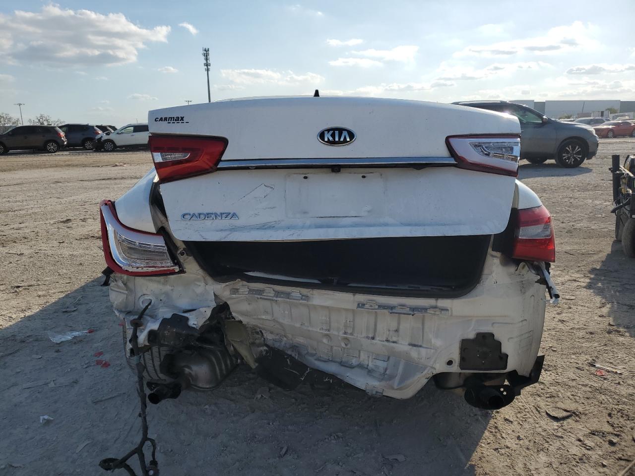 2014 KIA Cadenza VIN KNALN4D79E5132386 Copart auction photo, rear end / front end damage thumbnail 6