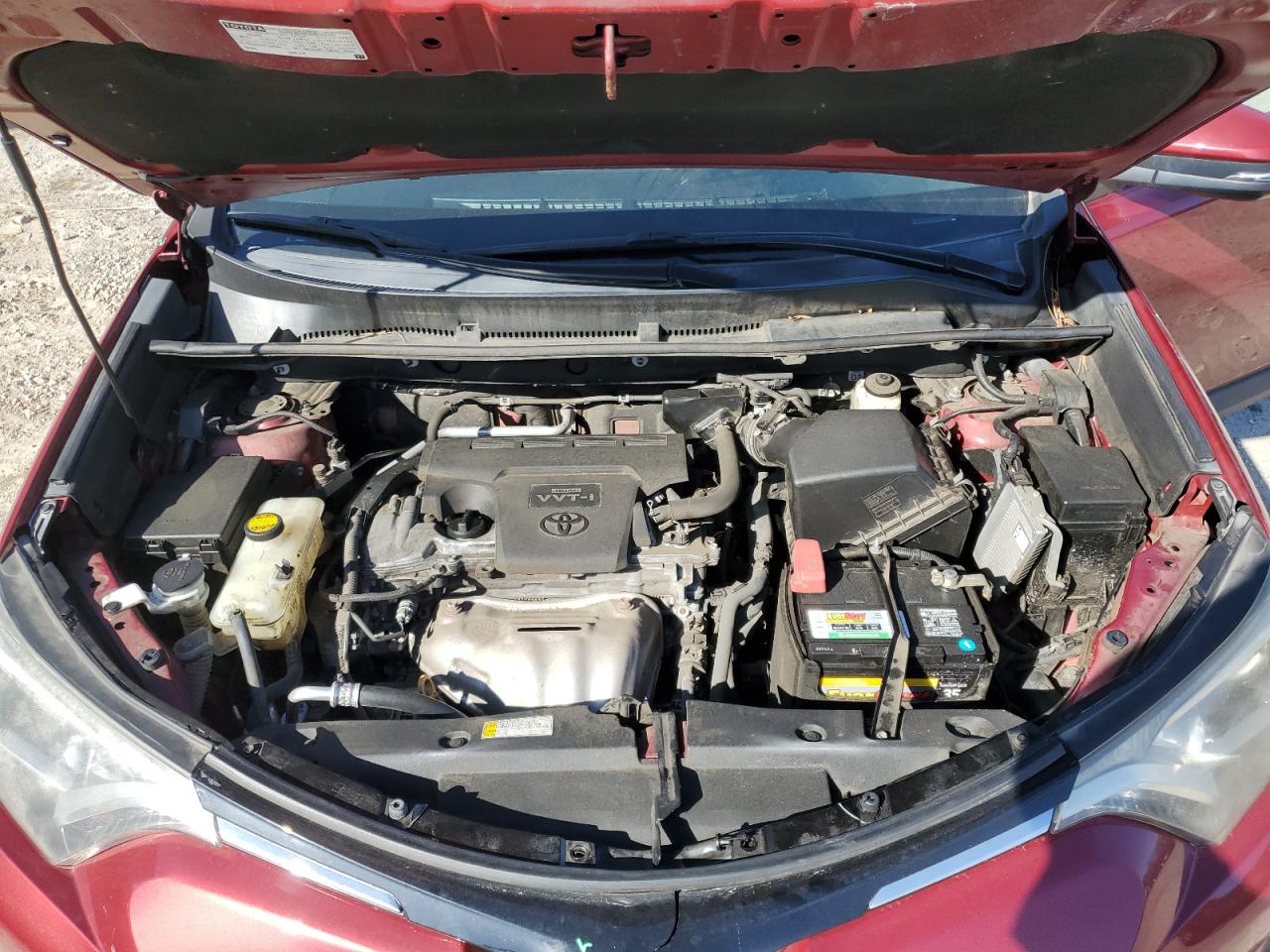 2018 Toyota RAV 4 VIN 2T3RFREV0JW727232 Copart auction photo, rear end / front end damage thumbnail 12