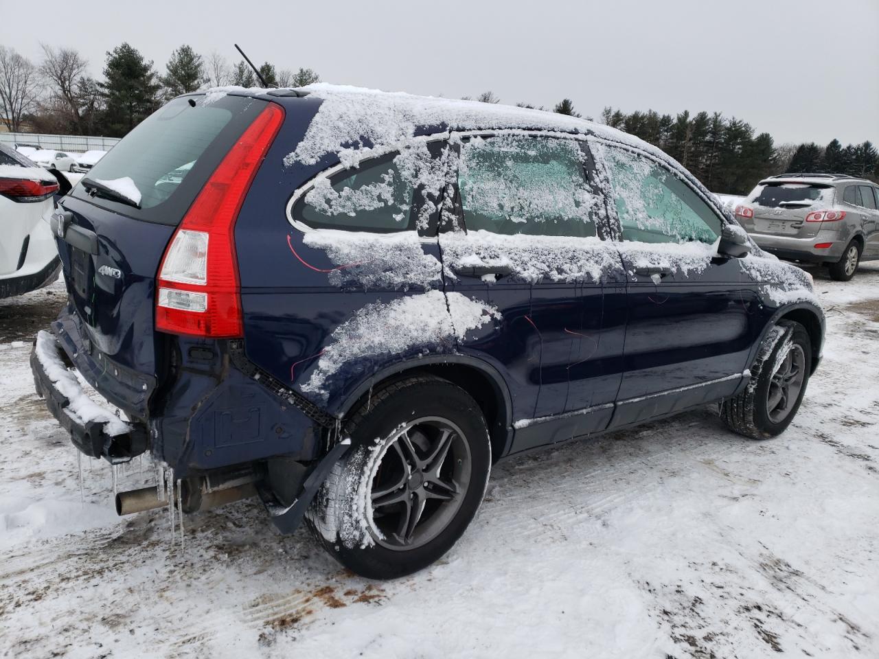 2010 Honda CR-V VIN 5J6RE4H39AL066071 Copart auction photo, rear end / minor dent/scratches damage thumbnail 3