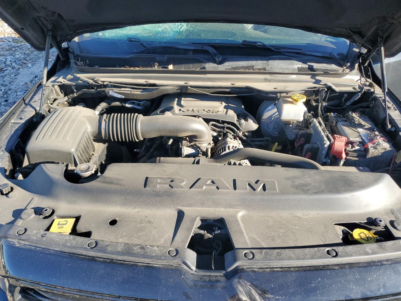 2019 RAM 1500 VIN 1C6SRFMT4KN760550 Copart auction photo, top/roof / mechanical damage thumbnail 11