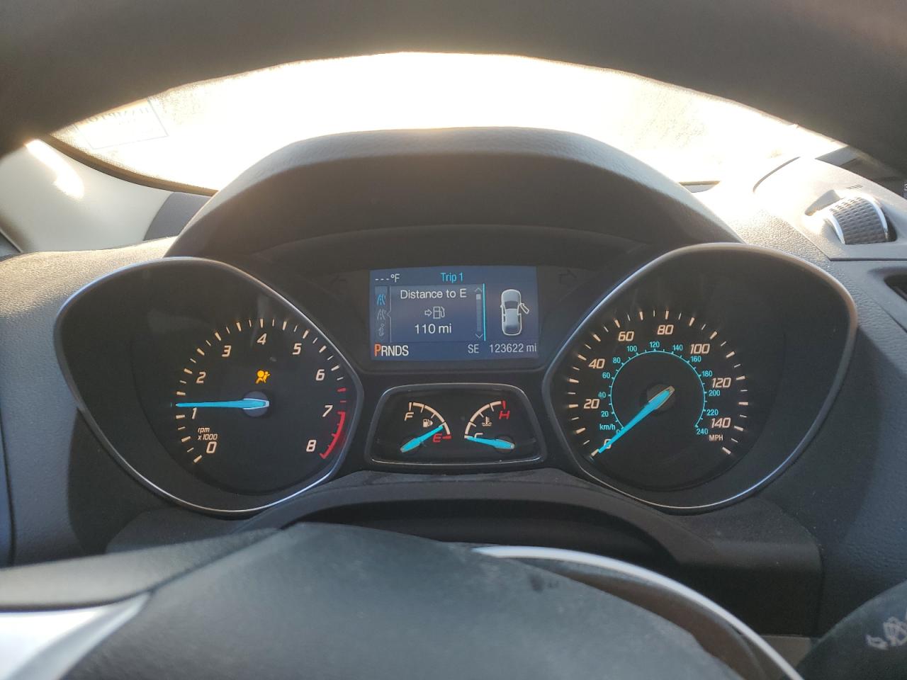 2014 Ford Escape VIN 1FMCU0GX2EUC49173 Copart auction photo, front end damage thumbnail 9