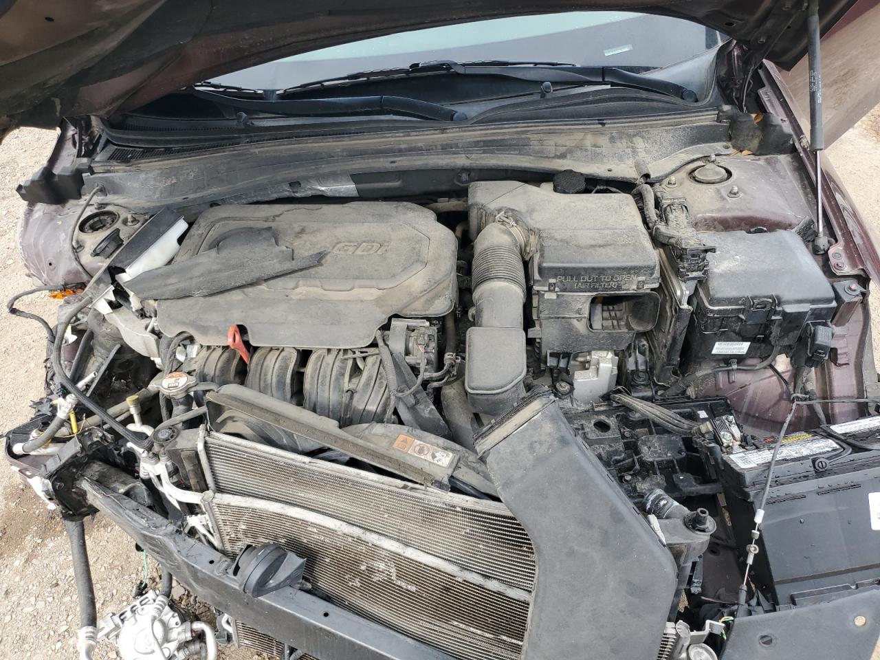 2016 KIA Optima VIN 5XXGT4L30GG110588 Copart auction photo, front end damage thumbnail 12