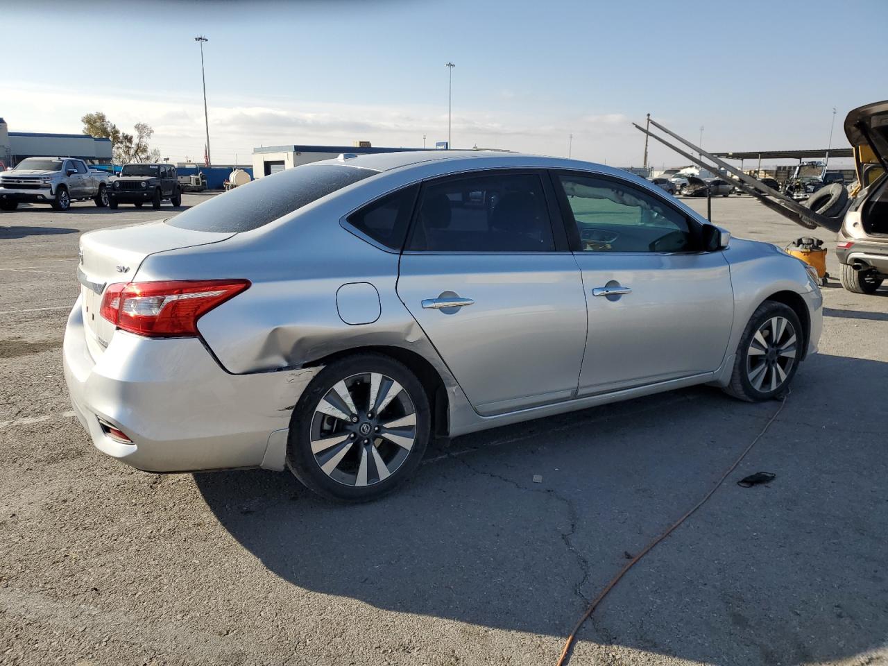 2019 Nissan Sentra VIN 3N1AB7AP8KY202423 Copart auction photo, rear end damage thumbnail 3
