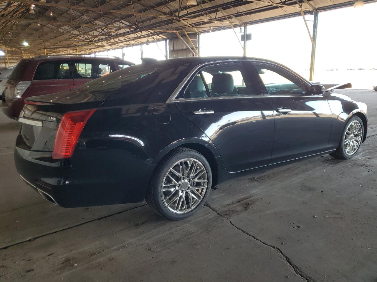 2016 Cadillac CTS VIN 1G6AX5SS2G0114705 Copart auction photo, front end damage thumbnail 3