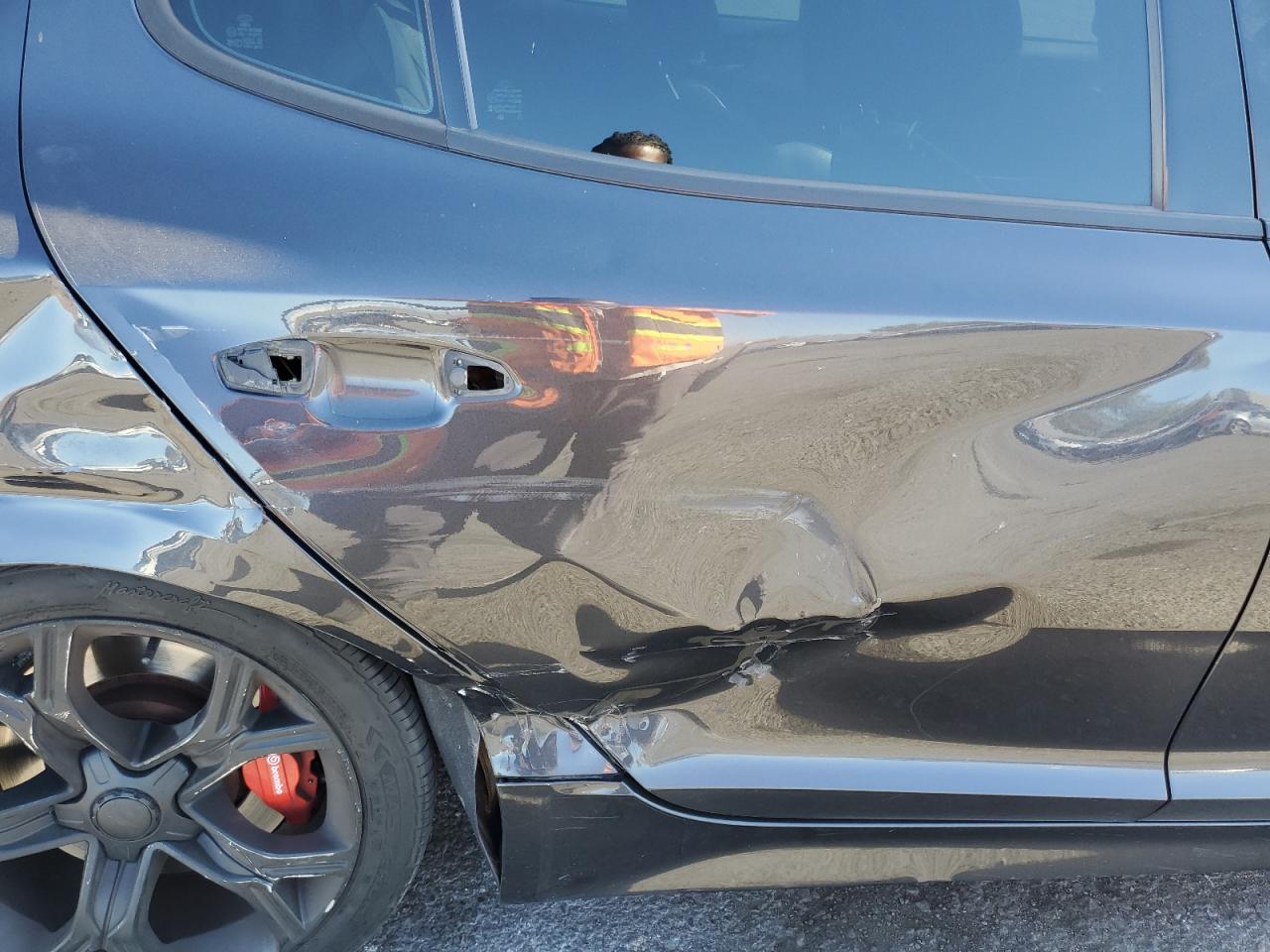 2018 KIA Stinger VIN KNAE35LC9J6029492 Copart auction photo, rear end / undercarriage damage thumbnail 10