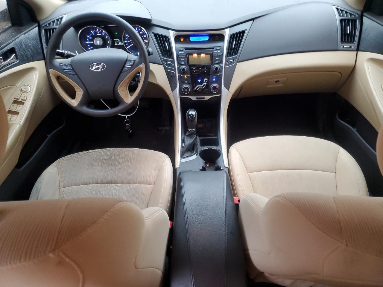 2013 Hyundai Sonata VIN 5NPEB4AC2DH520922 Copart auction photo, front end / water/flood damage thumbnail 8