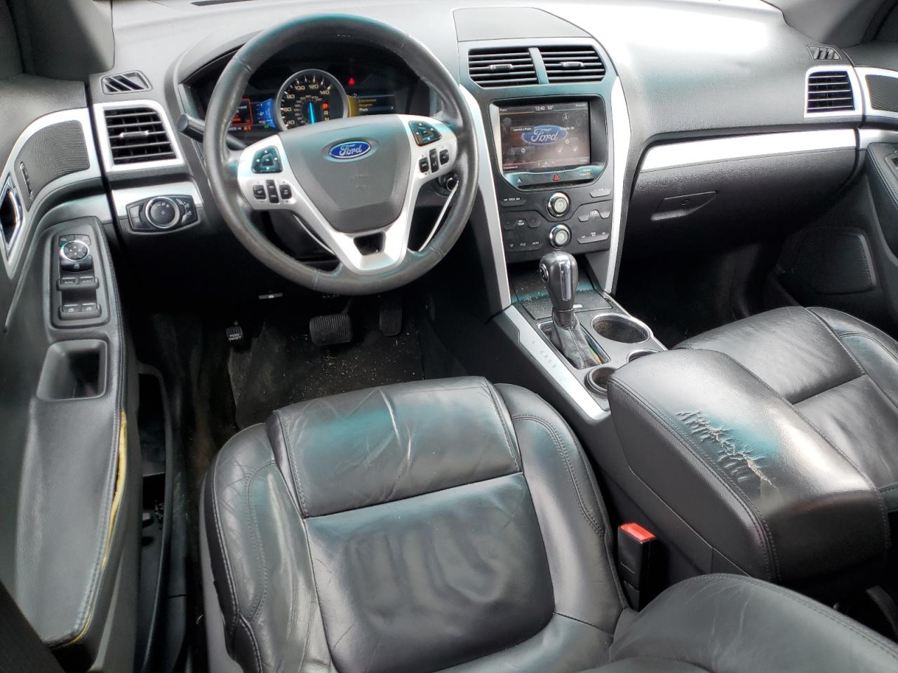 2014 Ford Explorer VIN 1FM5K7D86EGB41447 Copart auction photo, front end / undercarriage damage thumbnail 8