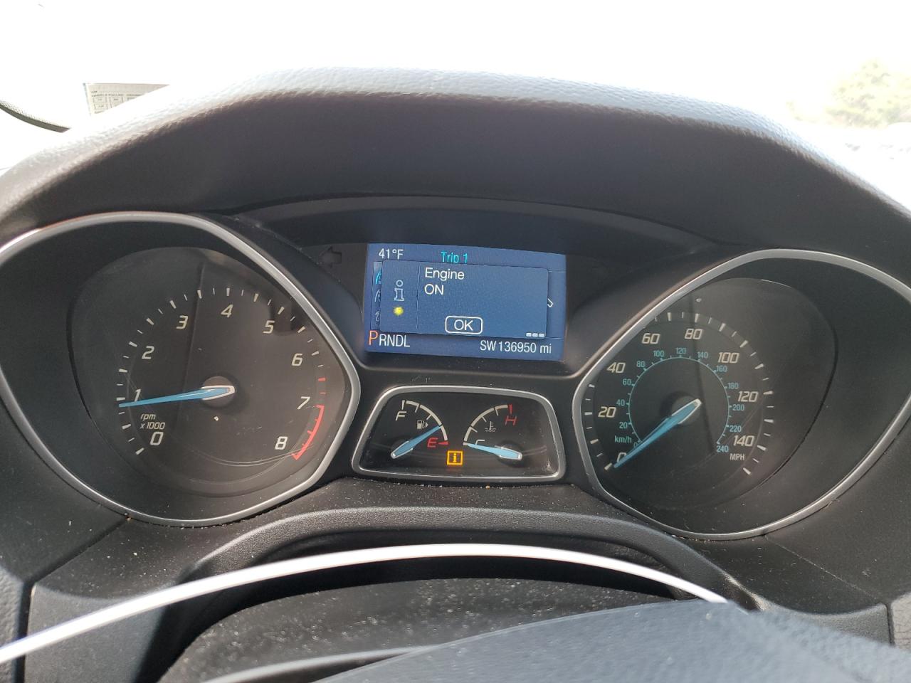 2014 Ford Focus VIN 1FADP3F2XEL126028 Copart auction photo, rear end / side damage thumbnail 9