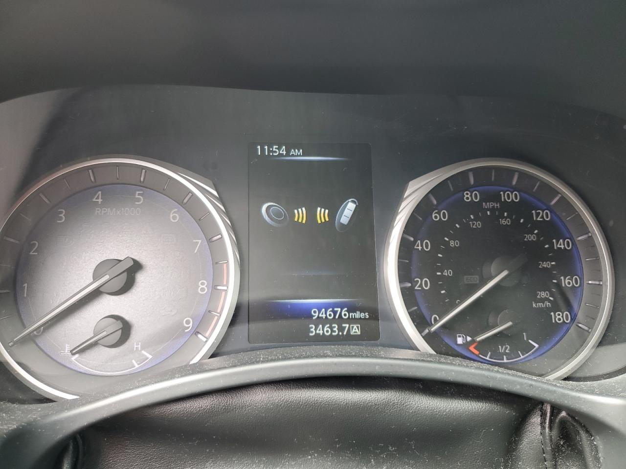 2015 Infiniti Q50 VIN JN1BV7AP7FM353676 Copart auction photo, rear end damage thumbnail 9