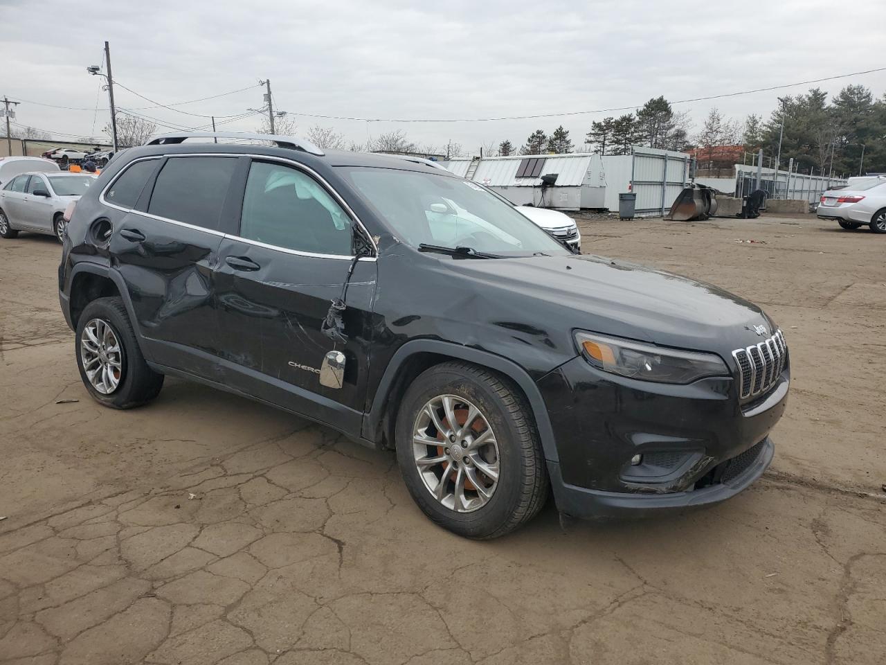 2020 Jeep Grand Cherokee VIN 1C4PJMLB0LD545502 Copart auction photo, front end / side damage thumbnail 4