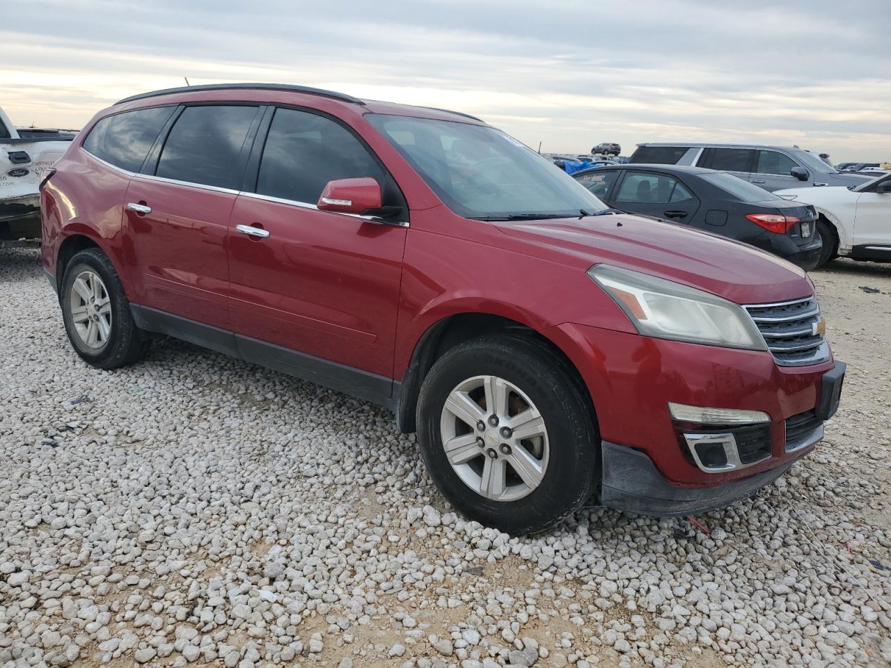 2014 Chevrolet Traverse VIN 1GNKRHKD4EJ299689 Copart auction photo, normal wear damage thumbnail 4