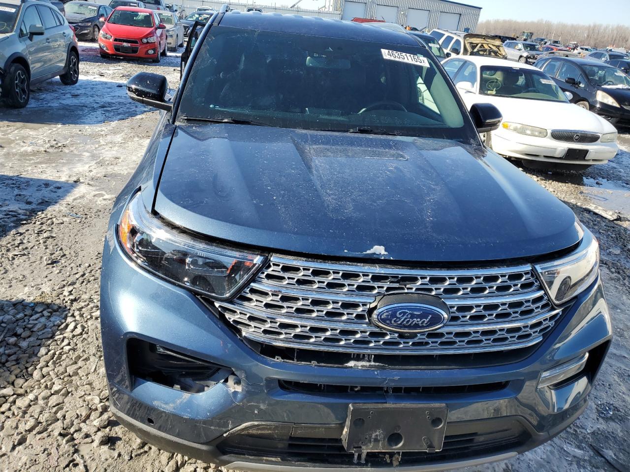 2020 Ford Explorer VIN 1FMSK8FH4LGB74076 Copart auction photo, rear end / side damage thumbnail 5