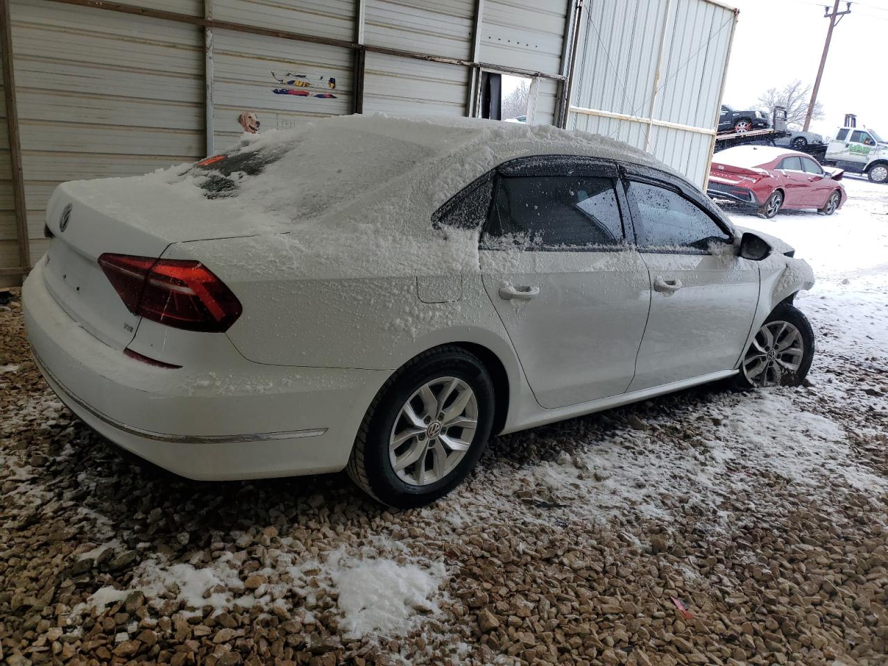 2018 Volkswagen Passat VIN 1VWAA7A37JC006832 Copart auction photo, front end damage thumbnail 3
