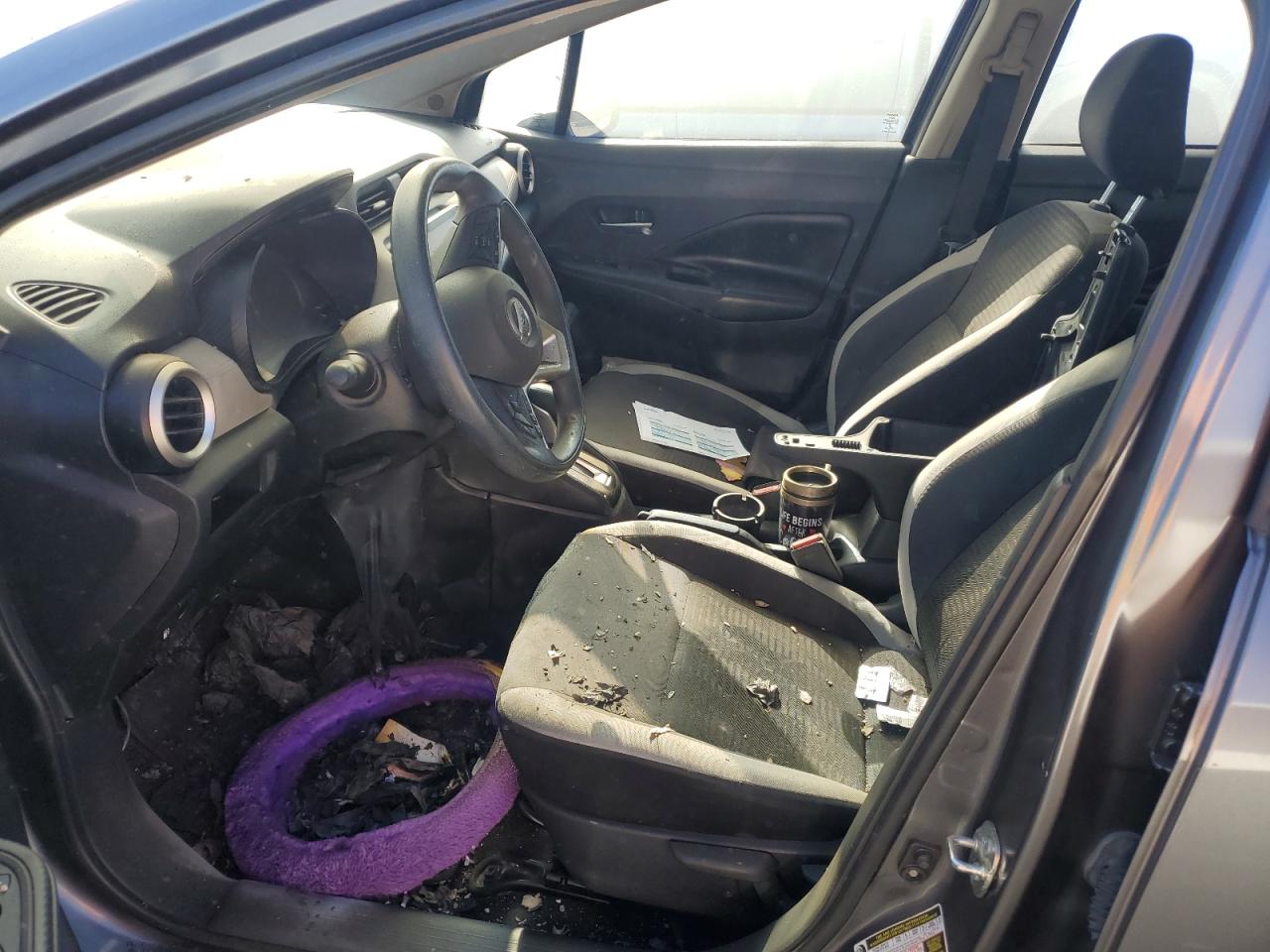 2020 Nissan Versa VIN 3N1CN8EV9LL814806 Copart auction photo, burn - interior damage thumbnail 7