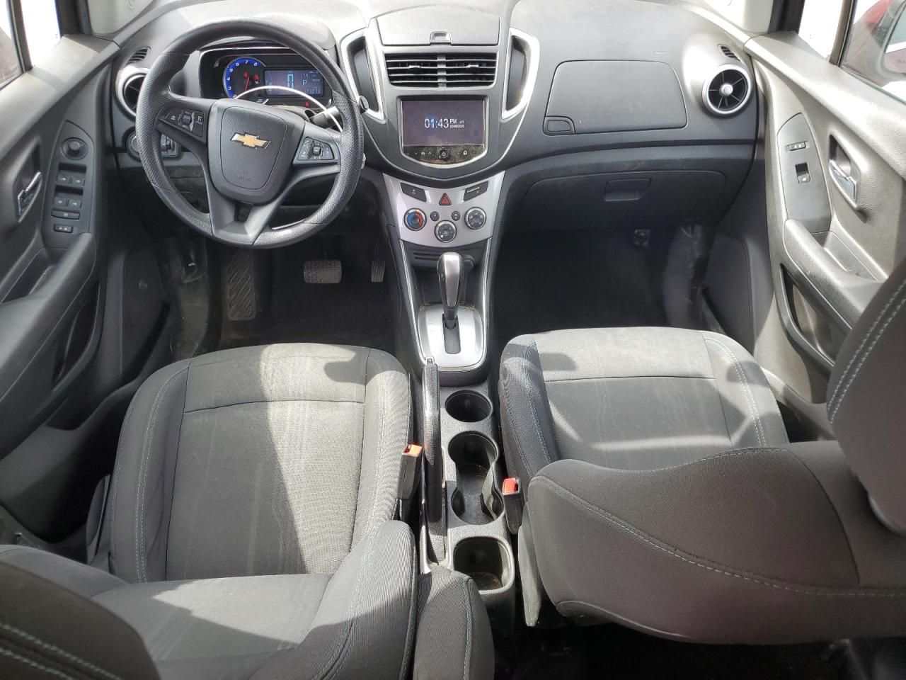 2016 Chevrolet Trax VIN 3GNCJPSB1GL159034 Copart auction photo, front end / side damage thumbnail 8