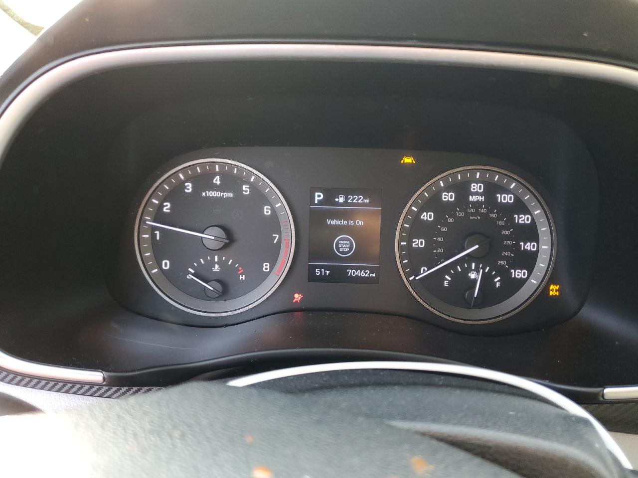 2020 Hyundai Tucson VIN KM8J3CA49LU226240 Copart auction photo, rear end damage thumbnail 9