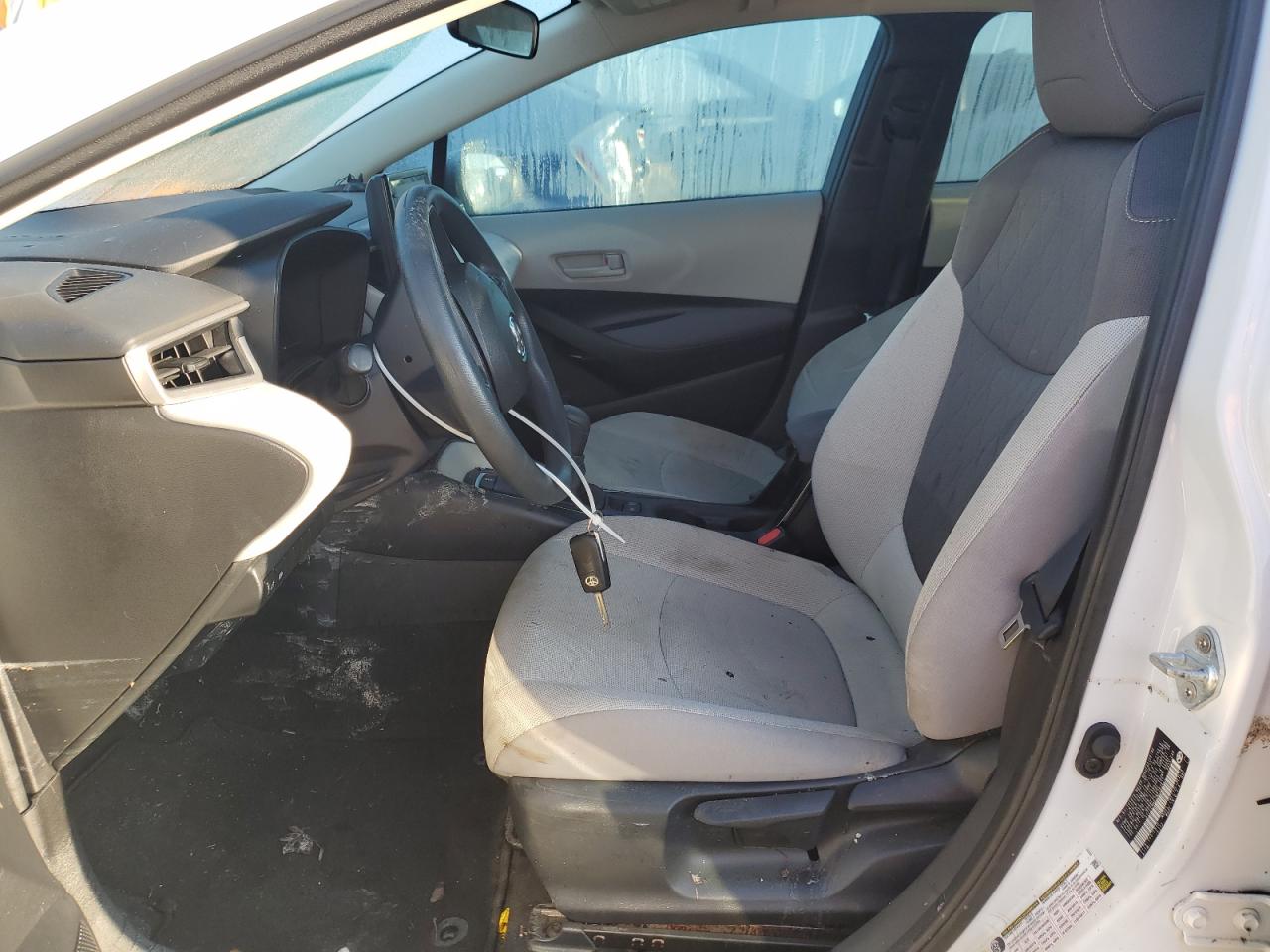 2022 Toyota Corolla VIN 5YFEPMAE2NP383827 Copart auction photo, water/flood damage thumbnail 7