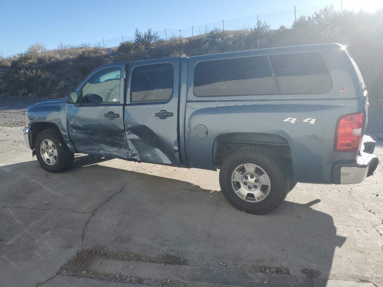 2013 Chevrolet Silverado VIN 3GCPKSE79DG142441 Copart auction photo, side damage thumbnail 2