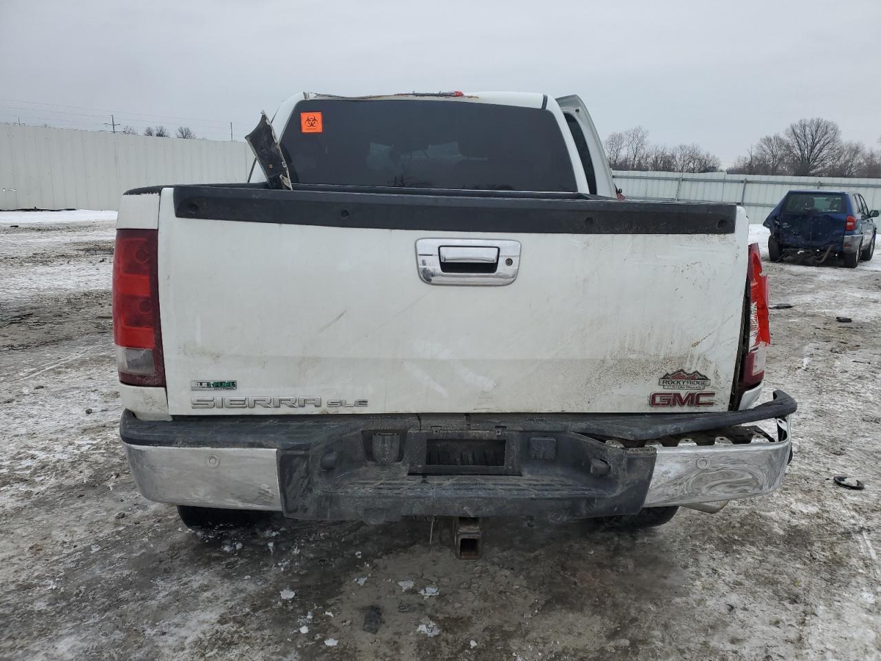 2011 GMC Sierra VIN 3GTP2VE39BG222690 Copart auction photo, all over / front end damage thumbnail 6