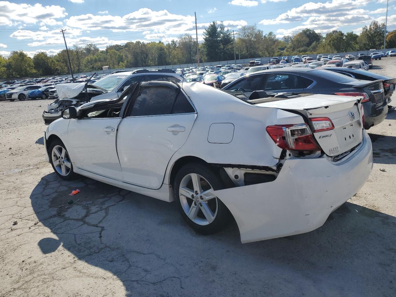 2012 Toyota Camry VIN 4T1BF1FK7CU520680 Copart auction photo, top/roof / all over damage thumbnail 2